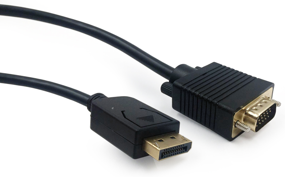 CABLE DISPLAYPORT GEMBIRD MACHO A VGA MACHO 1,8M - detalle