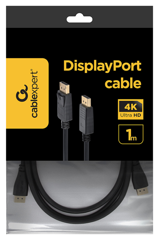 CABLE DISPLAYPORT GEMBIRD MACHO MACHO V1.2 4K 1M - detalle