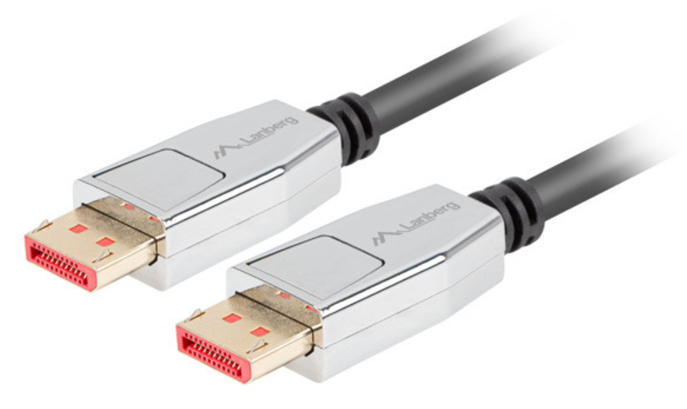 CABLE DISPLAYPORT LANBERG 20 PIN V1.4 8K 1M NEGRO