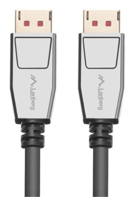 CABLE DISPLAYPORT LANBERG 20 PIN V1.4 8K 1M NEGRO - detalle
