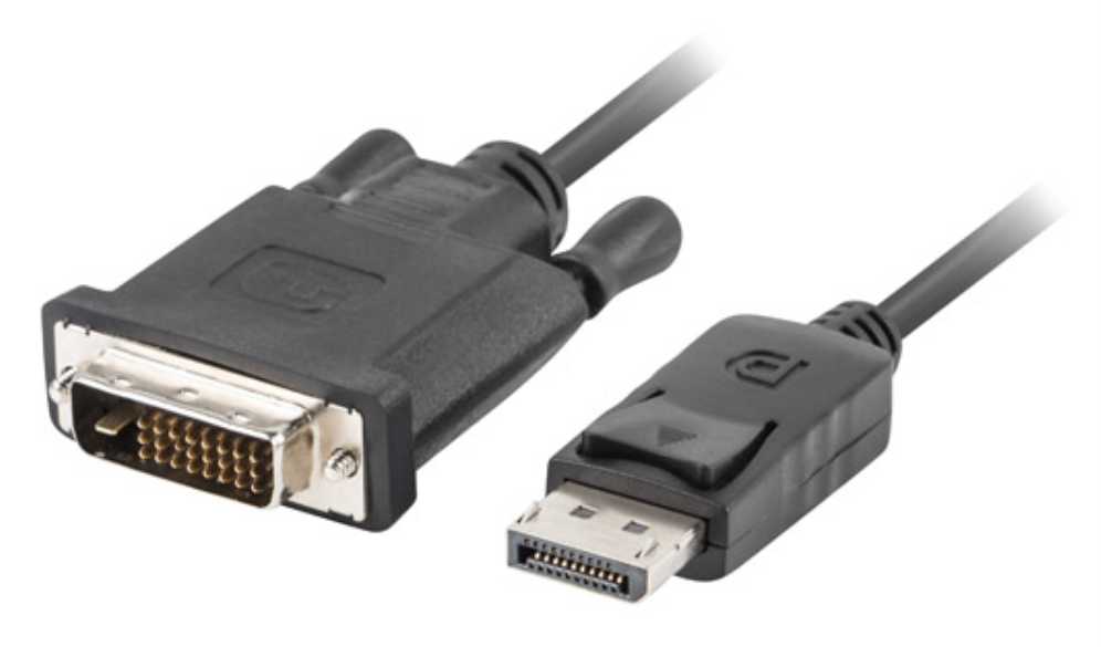 CABLE DISPLAYPORT LANBERG MACHO/DVI-D MACHO 24+1 1.8M NEGRO - detalle