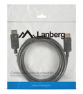 CABLE DISPLAYPORT LANBERG MACHO MACHO 4K 3M NEGRO