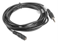 CABLE ESTEREO LANBERG JACK 3.5 MM MACHO/JACK 3.5MM HEMBRA 3M NEGRO
