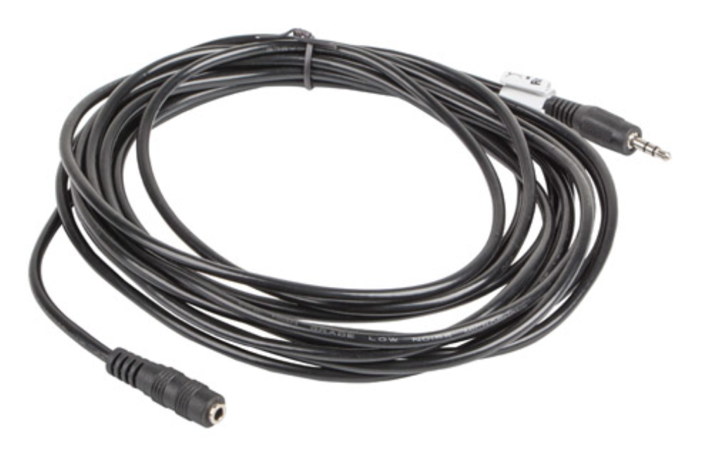 CABLE ESTEREO LANBERG JACK 3.5 MM MACHO/JACK 3.5MM HEMBRA 5M NEGRO - detalle
