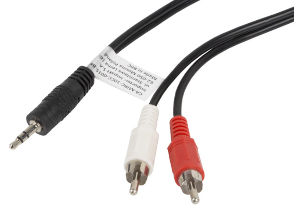 CABLE ESTEREO LANBERG JACK 3.5MM/2X RCA MACHO 1.5M - detalle