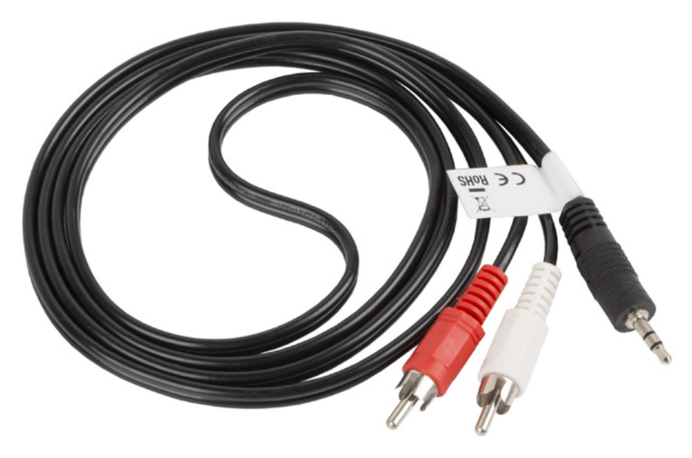 CABLE ESTEREO LANBERG JACK 3.5MM/2X RCA MACHO 1.5M - detalle