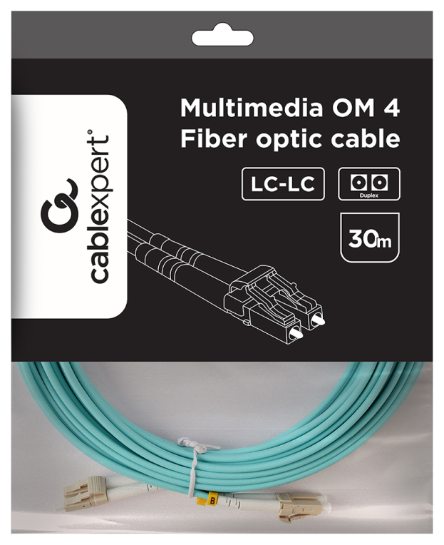 CABLE FIBRA OPTICA GEMBIRD MULTIMODO DUPLEX 30M EMBALAJE A GRANEL - detalle
