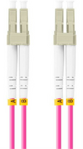 CABLE FIBRA OPTICA LANBERG 0.5 M MULTI LC/UPC-LC/UPC DUPLEX OM4 50/125 LSZH VI