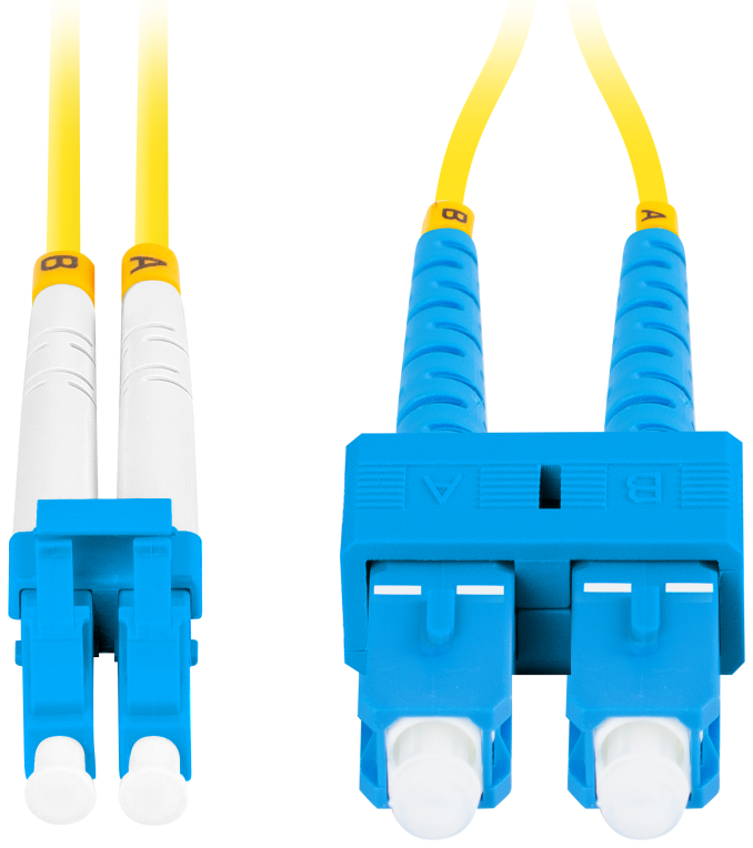 CABLE FIBRA OPTICA LANBERG 5M MONO SC/UPC-LC/UPC DUPLEX LSZH G657A1 3.0MM YELLOW - detalle