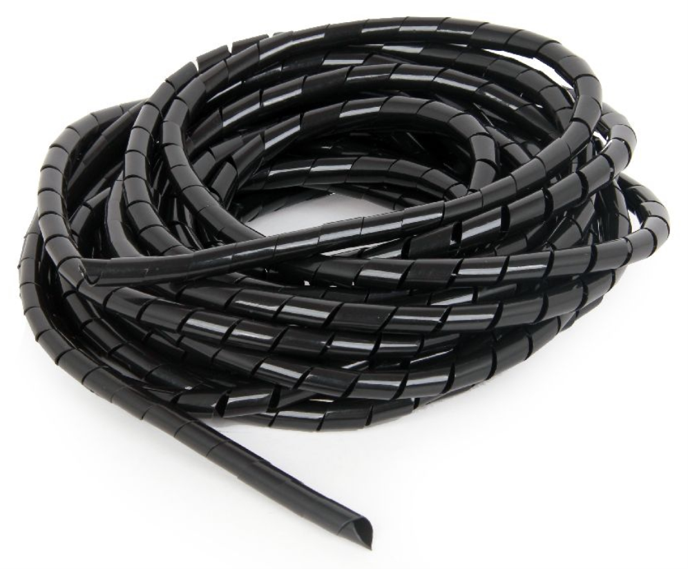 CABLE GEMBIRD 12MM SPIRAL WRAP 10M NEGRO - detalle