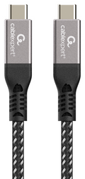 CABLE GEMBIRD USB 4 TIPO C DE PRIMERA CALIDAD, 40 GBPS, 240 W, 1,5 M