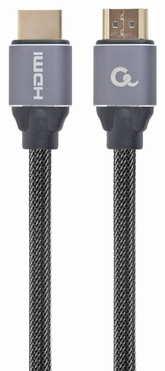 CABLE HDMI 2.0 4K 60HZ GEMBIRD CCBP-HDMI-1M PREMIUM TRENZADO ETHERNET 1M NEGRO