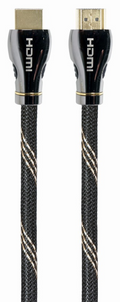 CABLE HDMI 2.1 8K 60HZ GEMBIRD CCBP-HDMI8K-1M PREMIUM TRENZADO ETHERNET 1M NEGRO