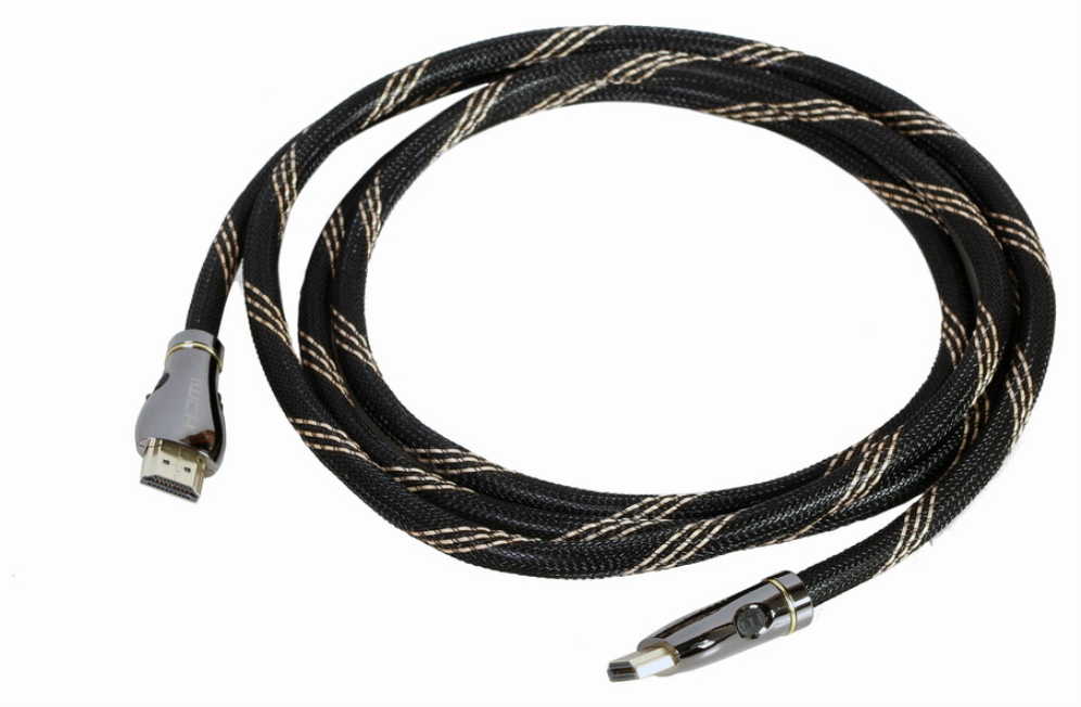 CABLE HDMI 2.1 8K 60HZ GEMBIRD CCBP-HDMI8K-1M PREMIUM TRENZADO ETHERNET 1M NEGRO - detalle