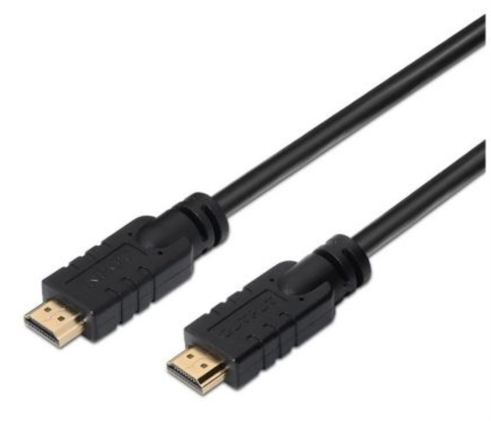 CABLE HDMI AISENS ALTA VELOCIDAD CON REPETIDOR A/M-A/M NEGRO 15M