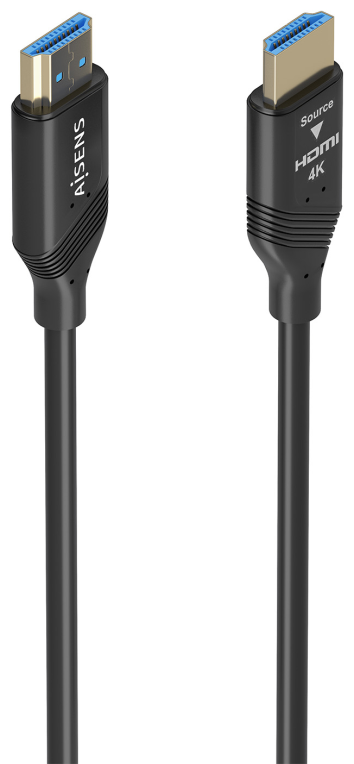 CABLE HDMI AISENS V2.0 OPTICO ACTIVO AOC 4K60HZ 18GBPS A/M-A/M 15M NEGRO