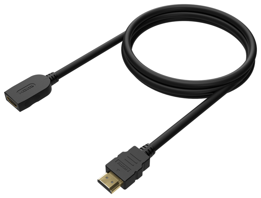 CABLE HDMI AISENS V2.0 PROLONGADOR PREMIUM 4K60HZ A/M-A/H 5.0M - detalle