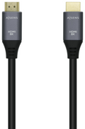 CABLE HDMI AISENS V2.1 ULTRA ALTA VELOCIDAD 8K60HZ M/M 1.5M GRIS NEGRO