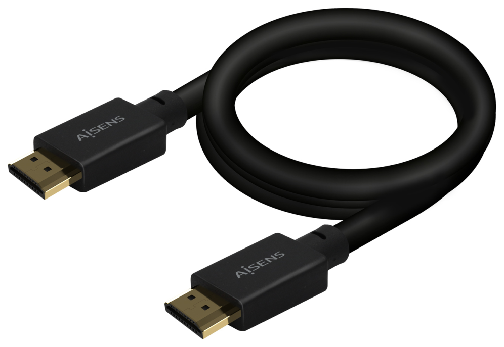 CABLE HDMI AISENS V2.1 ULTRA ALTA VELOCIDAD 8K60HZ M/M 5.0M NEGRO - detalle