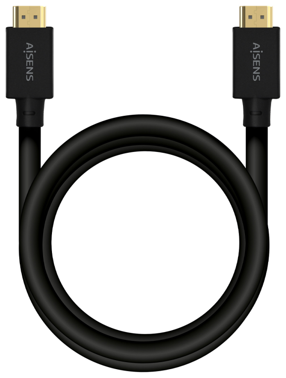 CABLE HDMI AISENS V2.1 ULTRA ALTA VELOCIDAD 8K60HZ M/M 5.0M NEGRO - detalle