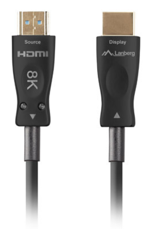 CABLE HDMI AOC LANBERG V2.1 M/M OPTICO ACTIVO 8K60HZ 20M NEGRO - detalle