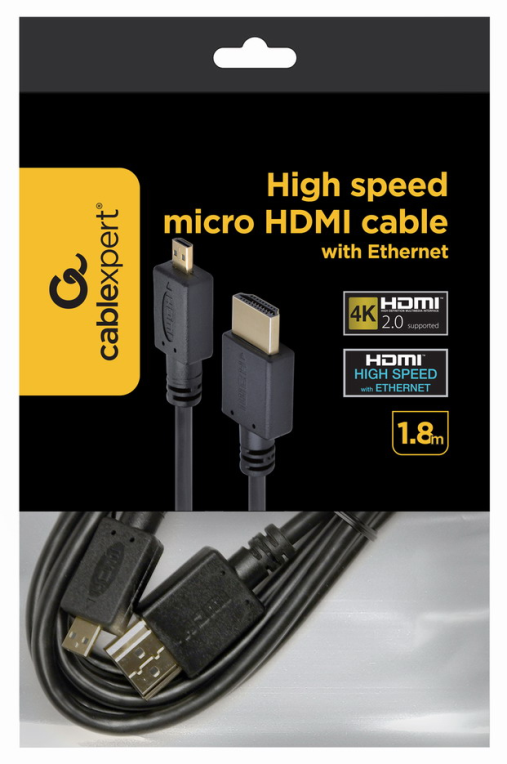 CABLE HDMI GEMBIRD A HDMI MICRO MACHO MACHO V1.3 1,8M