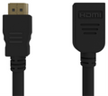 CABLE HDMI GEMBIRD EXTENSION MACHO HEMBRA V2.0 ALTA VELOCIDAD CON ETHERNET 0,5M