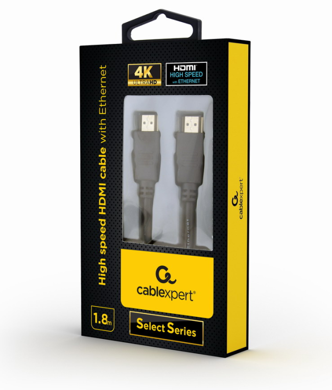 CABLE HDMI GEMBIRD MACHO MACHO 4K 1,8M "SELECT SERIES" - detalle
