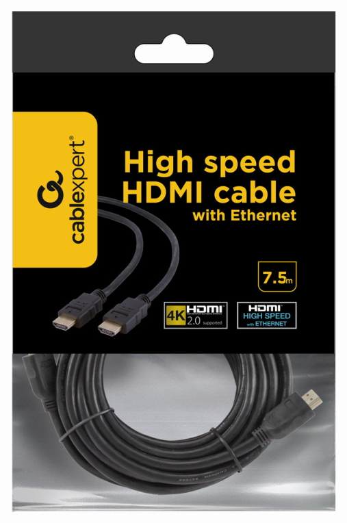 CABLE HDMI GEMBIRD MACHO MACHO 4K 7,5M - detalle