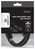 CABLE HDMI GEMBIRD MACHO MACHO 4K ALTA VELOCIDAD 3M "SELECT SERIES"