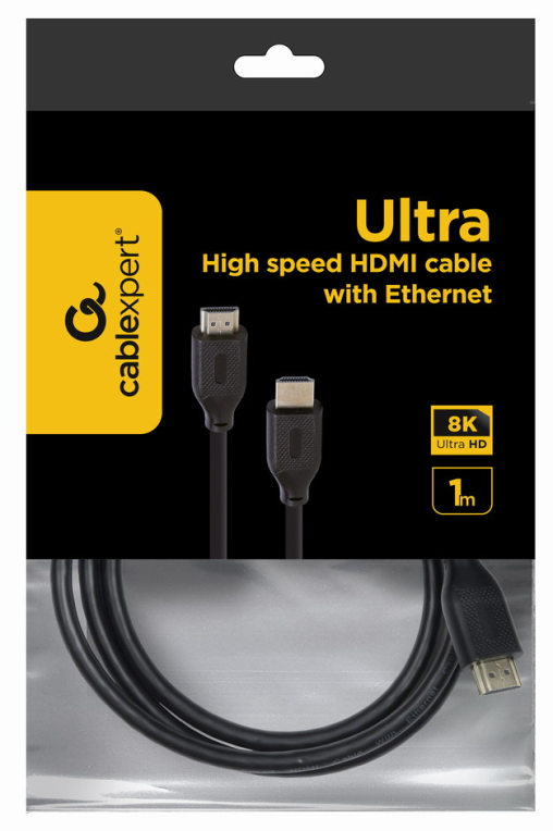 CABLE HDMI GEMBIRD MACHO MACHO V2.1 8K ULTRA ALTA VELOCIDAD 1M - detalle