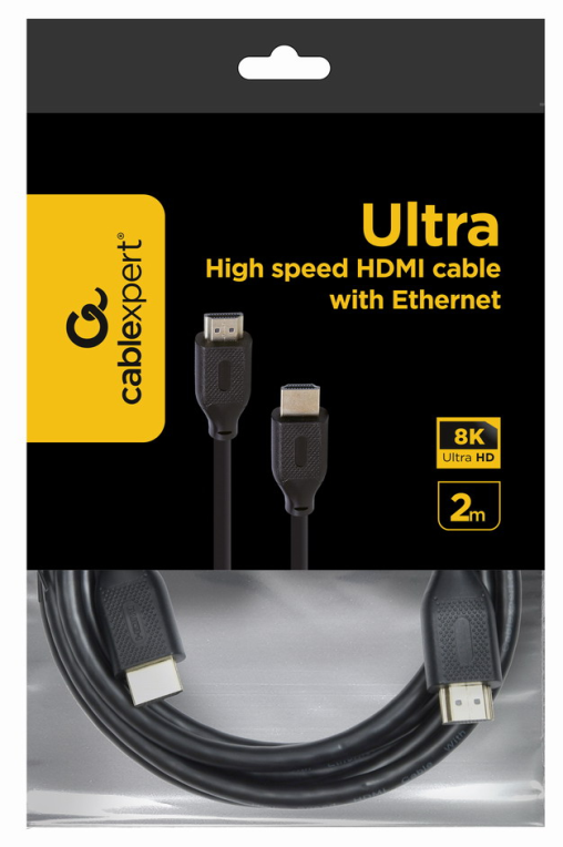 CABLE HDMI GEMBIRD MACHO MACHO V2.1 8K ULTRA ALTA VELOCIDAD 2M - detalle