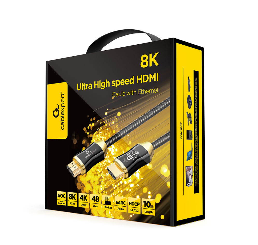 CABLE HDMI GEMBIRD ULTRAALTA VELOCIDAD ETHERNET-"AOC PREMIUM SERIES" 10M - detalle