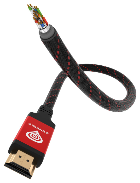 CABLE HDMI GENESIS ALTA VELOCIDAD PS4/PS3 4K V2.0 3M NEGRO - detalle