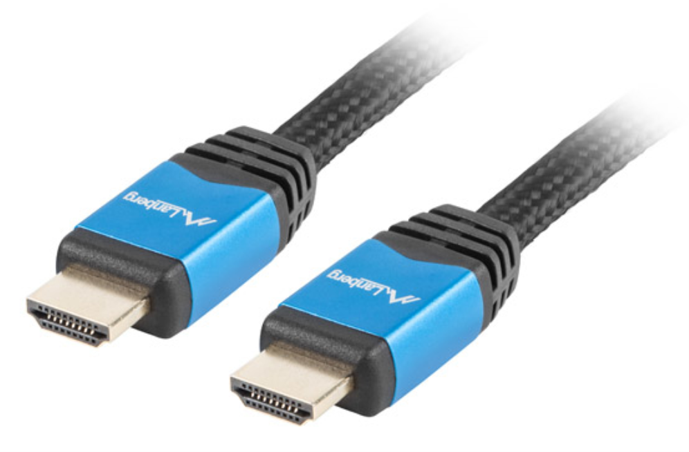 CABLE HDMI LANBERG MACHO/MACHO V2.0 CU 4K PREMIUM 3M NEGRO