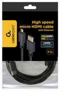 CABLE HDMI/MICRO HDMI M/M 4,5M GOLD