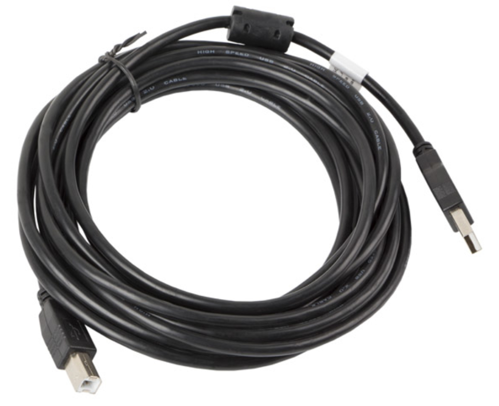 CABLE IMPRESORA LANBERG USB MACHO/USB MACHO FERRITA 5M NEGRO - detalle