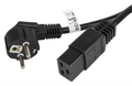 CABLE LANBERG ALIMENTACION CEE 7/7 A IEC 320 C19 1.8M 16A VDE NEGRO
