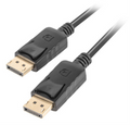 CABLE LANBERG DISPLAYPORT 4K V1.2 MACHO/MACHO 0.5M NEGRO