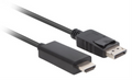 CABLE LANBERG DISPLAYPORT A HDMI MACHO-MACHO 5M