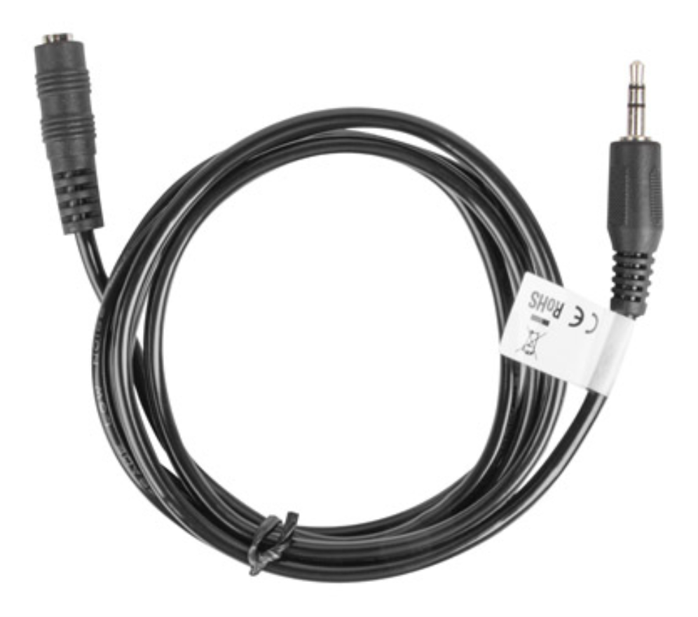 CABLE LANBERG ESTEREO JACK 3.5 MM MACHO A JACK 3.5 MM HEMBRA NEGRO 1.5 M - detalle