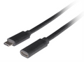 CABLE LANBERG USB-C 3.1 MACHO/HEMBRA 1.5M NEGRO