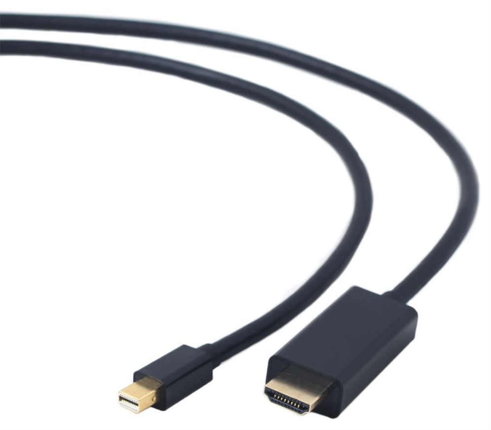 CABLE MINI DISPLAYPORT A HDMI 4K GEMBIRD, 1,8 M - detalle