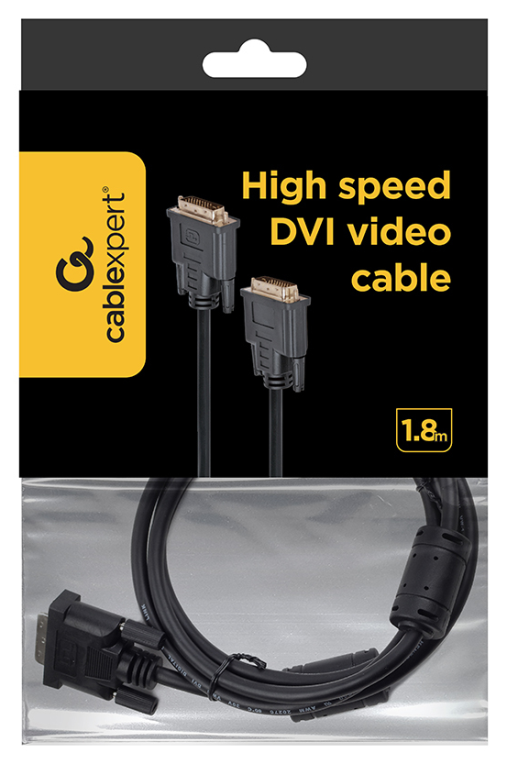 CABLE MONITOR GEMBIRD DVI-D DUAL 1,8M - detalle