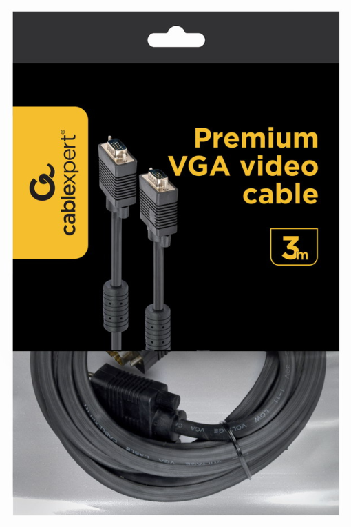 CABLE MONITOR GEMBIRD VGA-D MACHO MACHO 3M - detalle