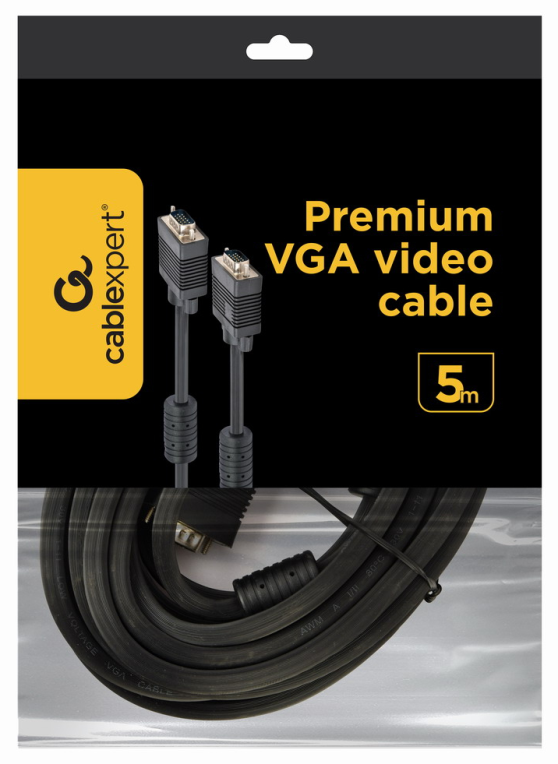 CABLE MONITOR GEMBIRD VGA-D MACHO MACHO 5M - detalle