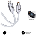 CABLE OPTIMUS 60W C-C 1M WHITE