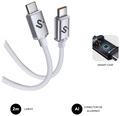CABLE OPTIMUS 60W C-C 2M WHITE