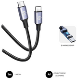 SUBBLIM CABLE PLUS 100W C-C 1m BLACK