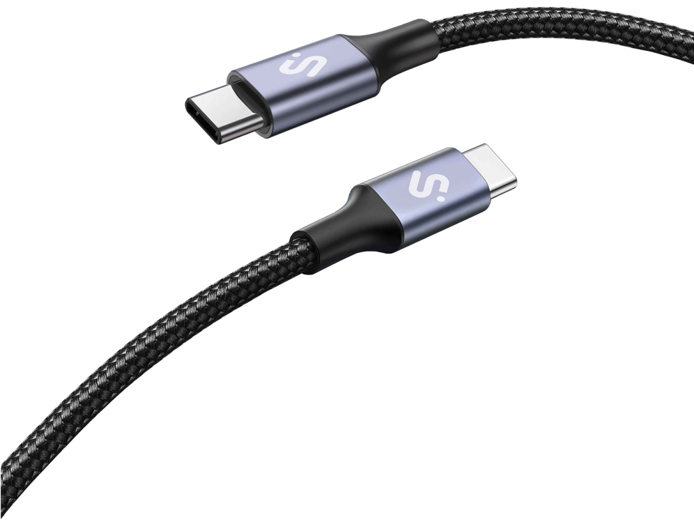 CABLE PLUS 100W C-C 1M BLACK - detalle